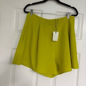 Miou Muse Chartreuse Color‎ Shorts Size Large